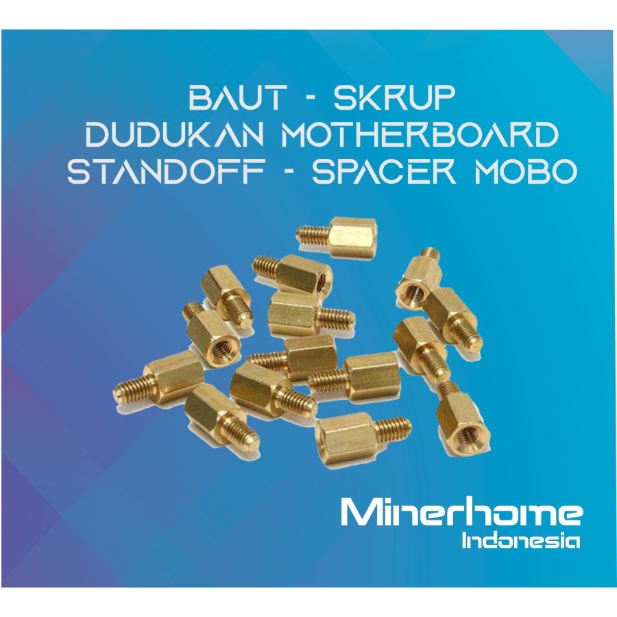 Baut Screw Skrup Dudukan / Tatakan Motherboard