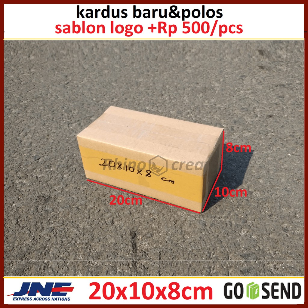 

toko prabu Kardus/Box/Karton 20x10x8 cm