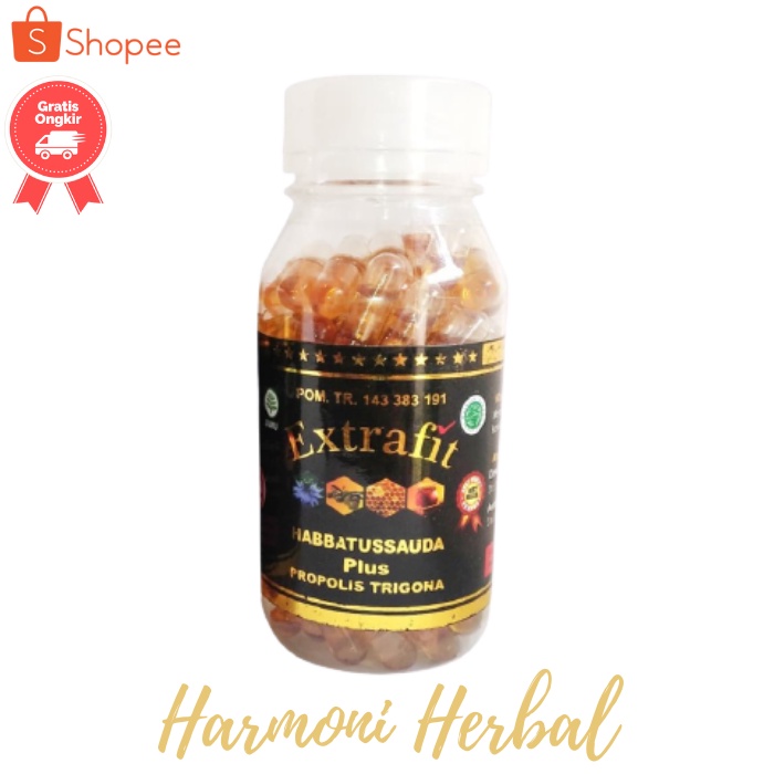 Extrafit Habbatussauda Oil Plus Propolis Isi 100 Asli Original