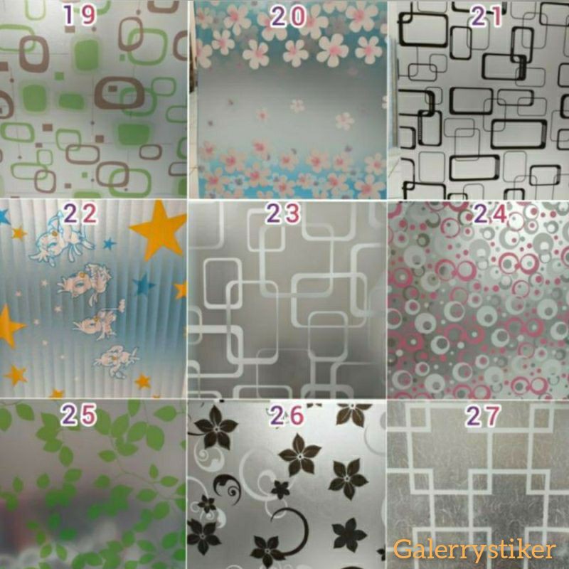 Sticker kaca murah / stiker kaca film / stiker jendela rumah kantor