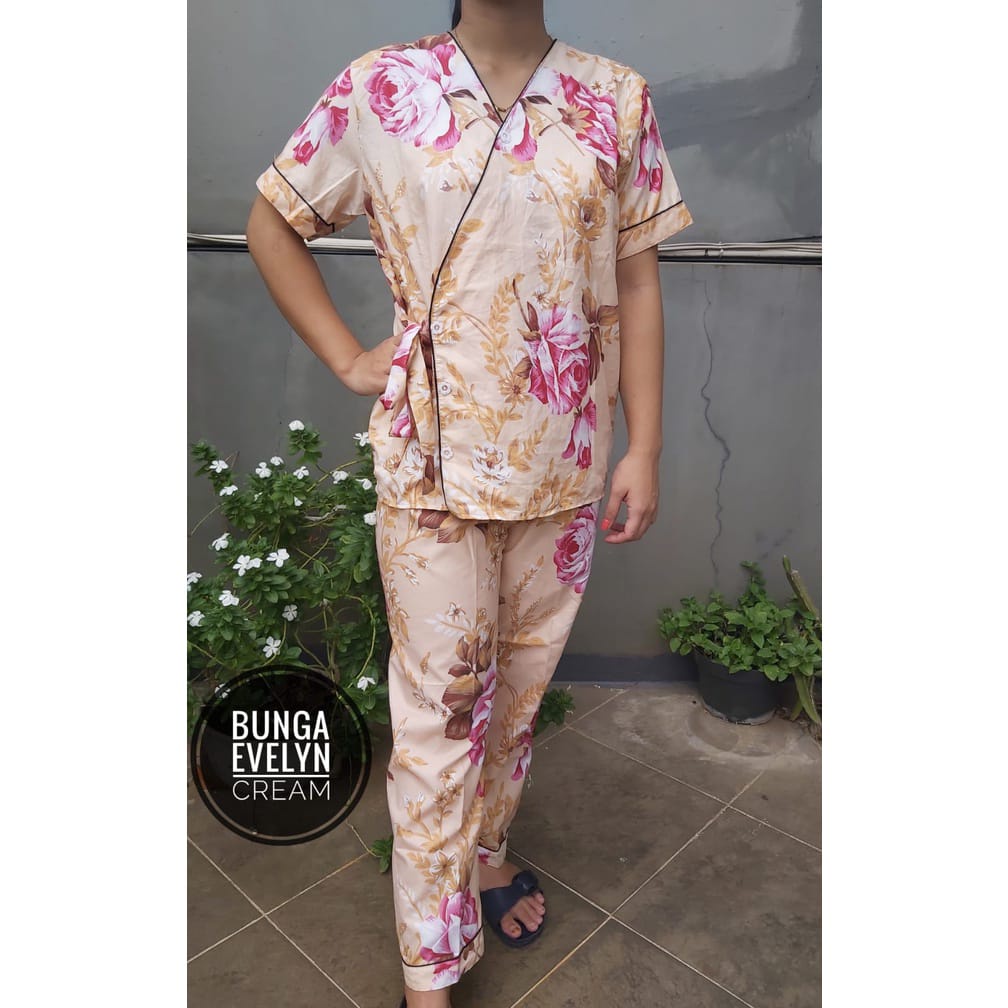 PIYAMA WANITA KIMONO CP /BAJU TIDUR WANITA /PIYAMA WANITA DEWASA MOTIF KEKINIAN