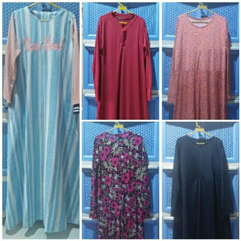 COD Bekas serba 35rb baju syari gamis layak pakai