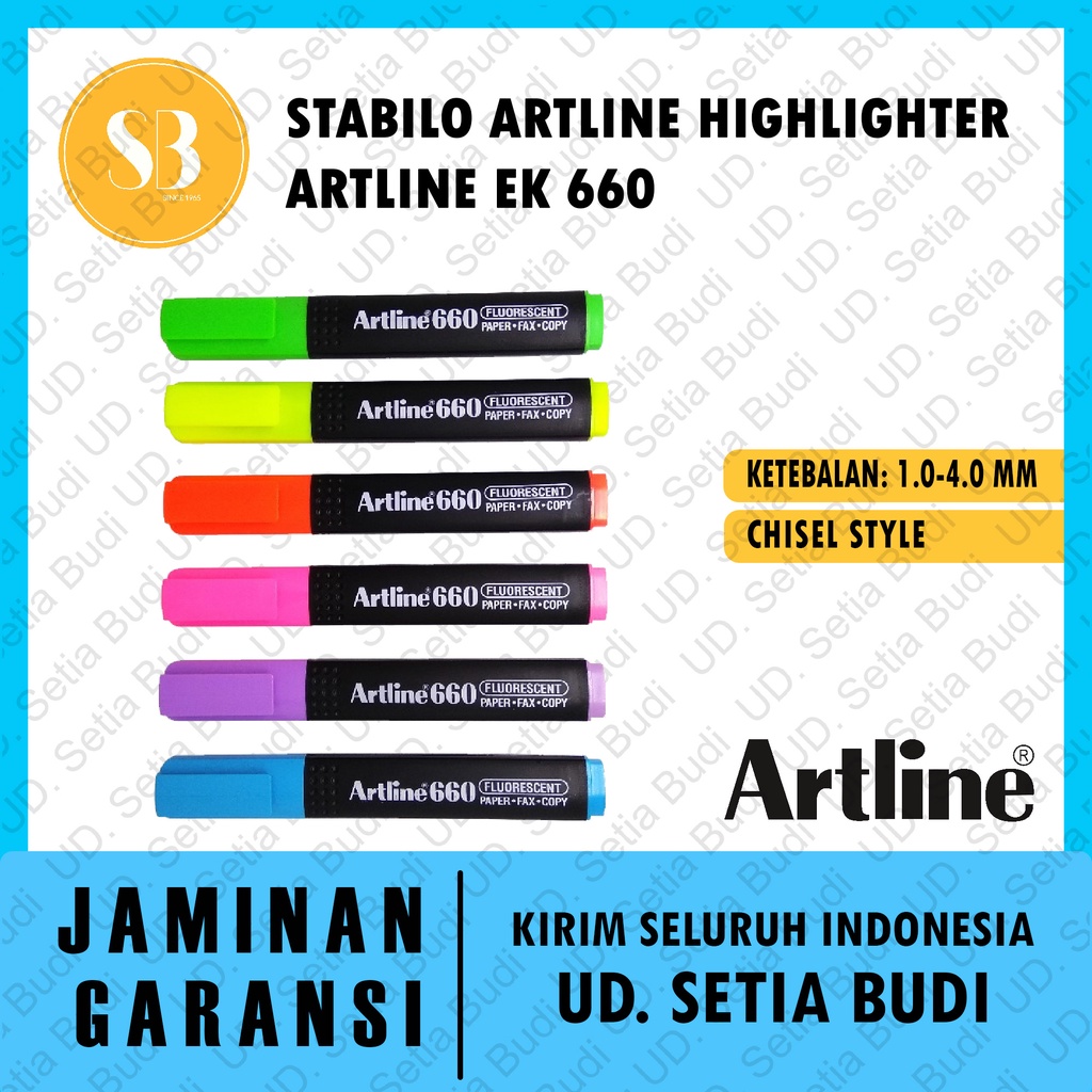 

Stabilo Artline Highlighter Artline EK 660