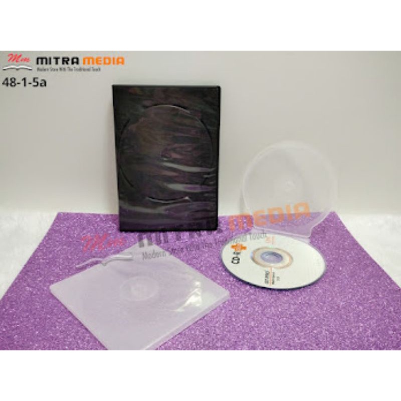 

TEMPAT CD/DVD CASE CASING KOTAK/OVAL PLASTIK