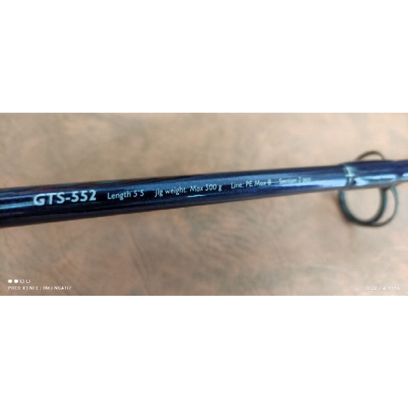 Joran tridentech Goliath Pe8 sangat kaku. full fuji