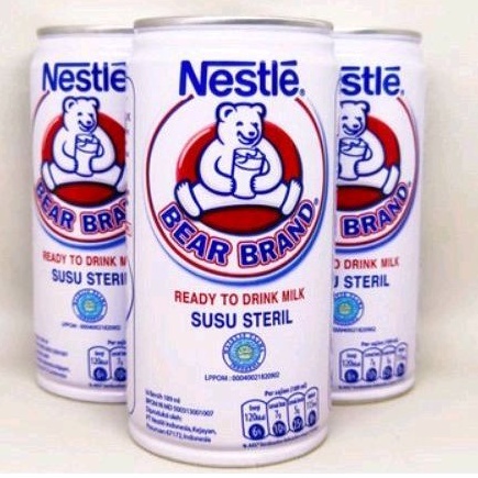 

BEAR BRAND Susu Kaleng Susu Beruang Susu Steril 189ml x 3 pcs