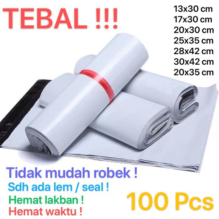 

Polymailer 28 cm X 42 cm 100 lembar Packing Bag Plastik Olshop Packaging Online Shop Amplop Bungkus