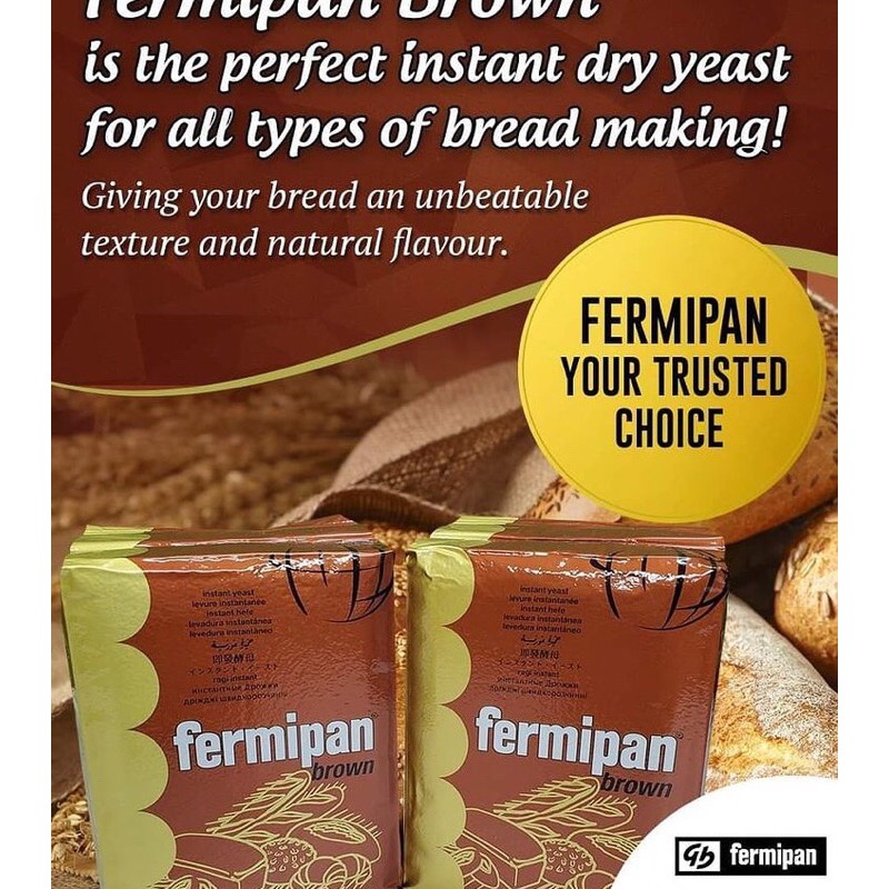 

ragi / yeast fermipan brown fermipan batu 500gram