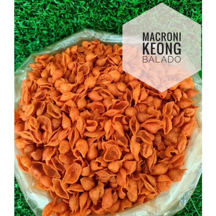 MACRONI KEONG BALADO / SNACK KILOAN / CAMILAN MURAH