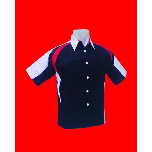 Baju kerja polos custom bordir nama/logo/perusahaan /kemeja seragam karyawan kantor,hem seragam atasan, grosir kemeja polos kombinasi