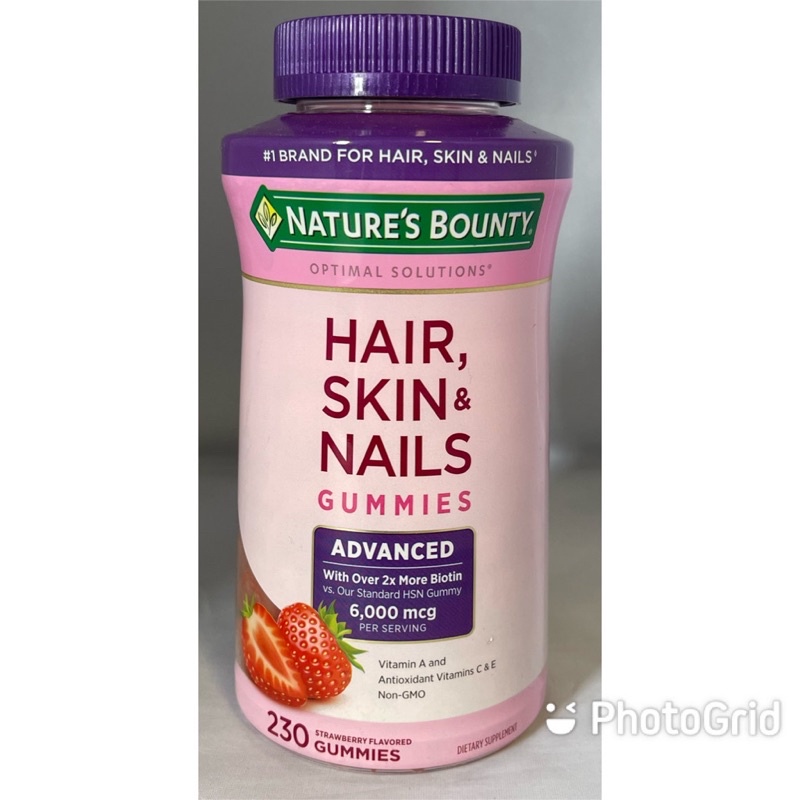 Jual Nature Bounty Vitamin Rambut,Kulit & Kuku (Import USA) | Shopee ...