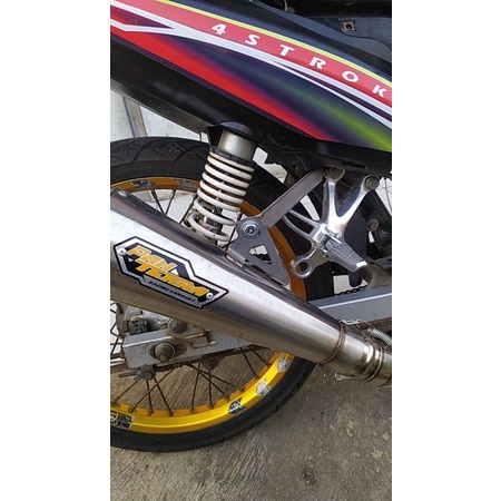PROMO foot step gantung satria fu chrome crome crom step belakang satria fu chrome