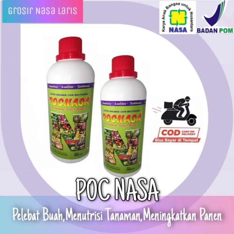 POC NASA PUPUK ORGANIK CAIR PELEBAT BUAH PUPUK PADI PUPUK SAWIT