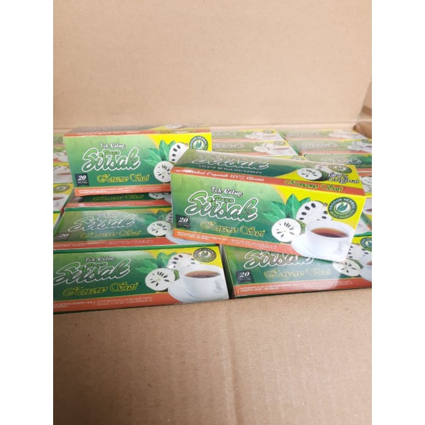 TEH CELUP DAUN SIRSAK KENCONO SARI ORIGINAL