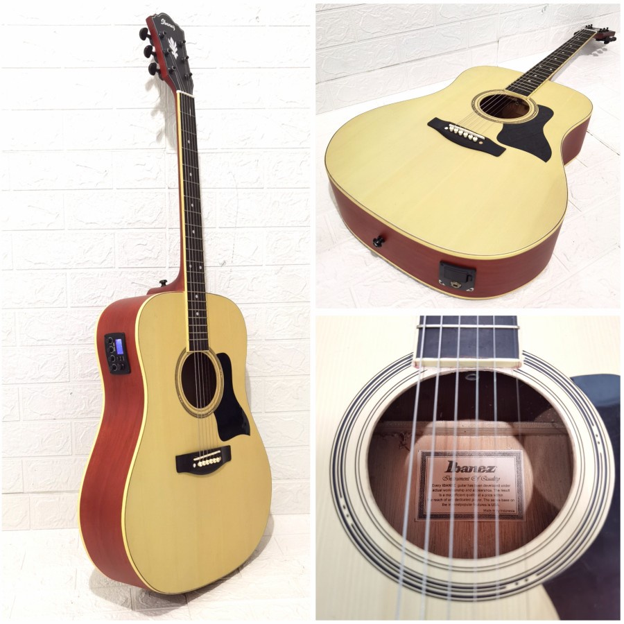 Gitar Akustik Elektrik Tuner Ibanez Custom High Quality