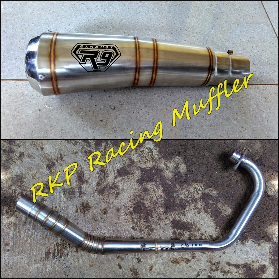 Knalpot R9 GP series CB150R CBR150R Byson R15 Vixion Xabre GSX Sonic MX King Nmax Satria F150 dll