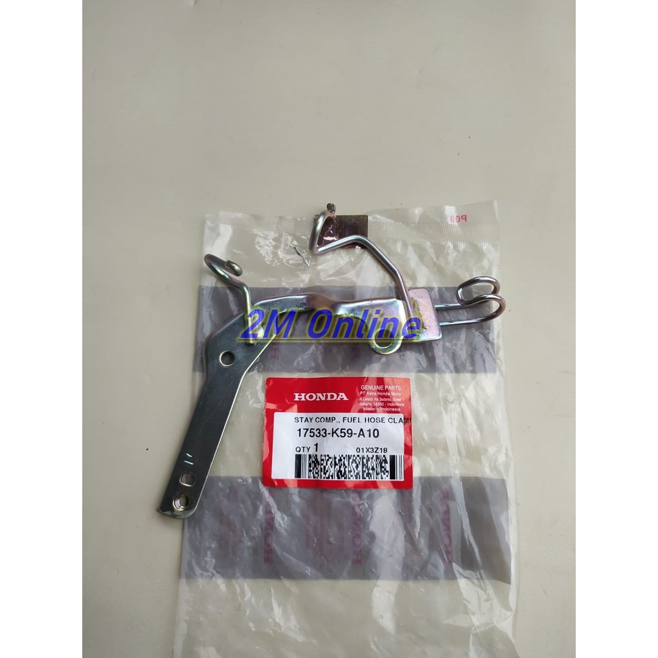 17533K59A10 Stay Fuel Hose Bracket Seleng Bensin Vario 150 Ori AHM