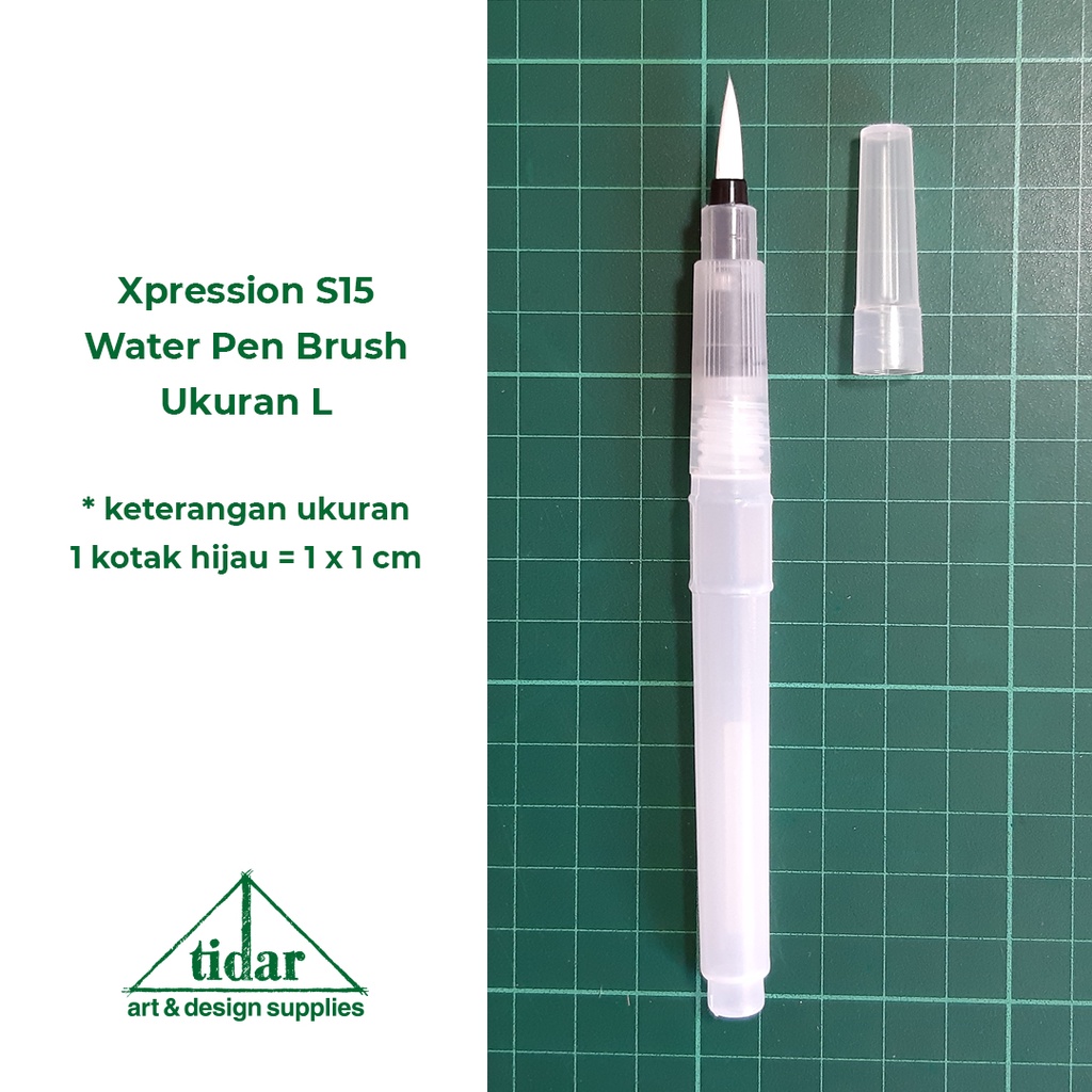 

Xpression S15 Water Pen Brush - Kuas Pena Cat Air Bulat / Round