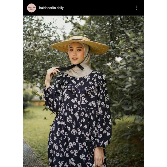 Haideeorlin Ankle Dress "Hayya Zinia"