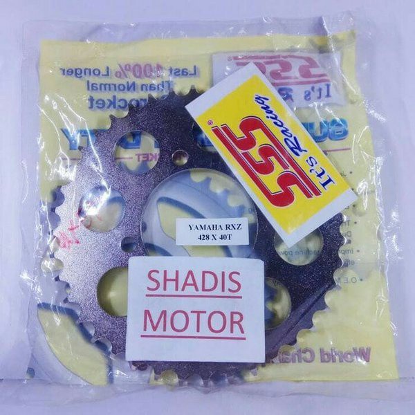 Ger SSS Motor Suzuki Smash Supra Revo  Grand Belakang Ukuran 428 - 40T Gear Motor