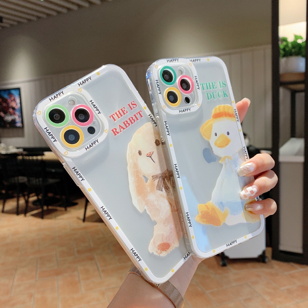 Softcase lens cover ducknrabbit iPhone x xs xr xsmax 11 11pro 11promax