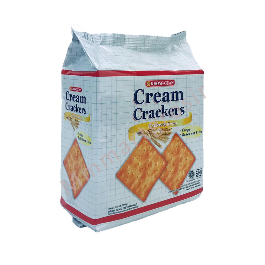 Khong Guan / Cream Crackers / Krekers krim / Biskuit / 300g