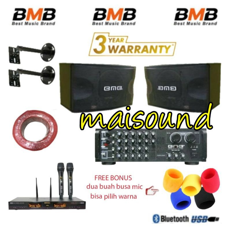 PAKET KARAOKE BMB 10 INCH SOUND BMB 10INCH ORIGINAL FULL BMB 1