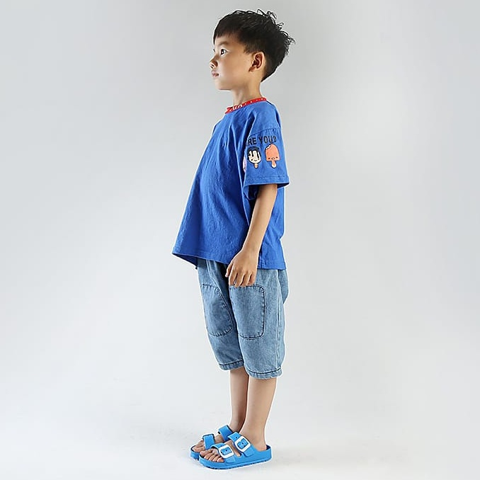 Zerolimit - Sandal Slip On Anak Unisex Lucu Sandal Strap Anak Laki Laki Nyaman Sendal Slop Anak Perempuan Imut Trendy