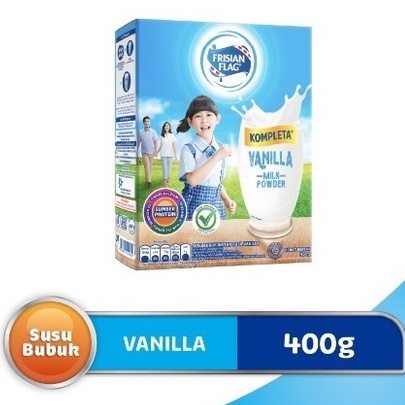 

Frisian Flag Kompleta Vanila 400 Gr Box 400Gr 800 Vanilla