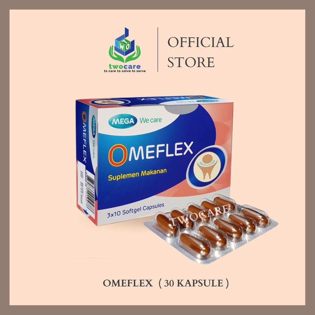 Mega We Care Omeflex 30 Kapsul Suplemen Makanan Kesehatan Persendian