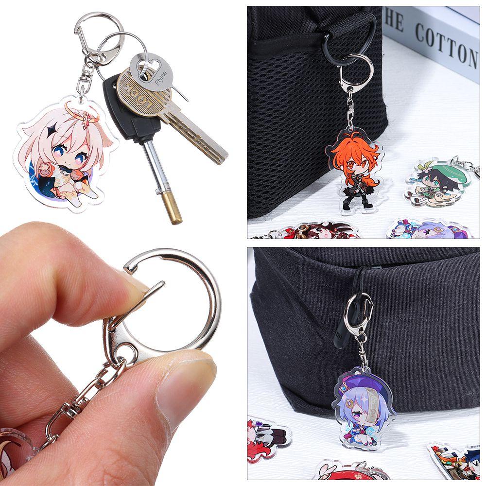 Lily Gantungan Kunci Akrilik Key Anime Kartun Lucu