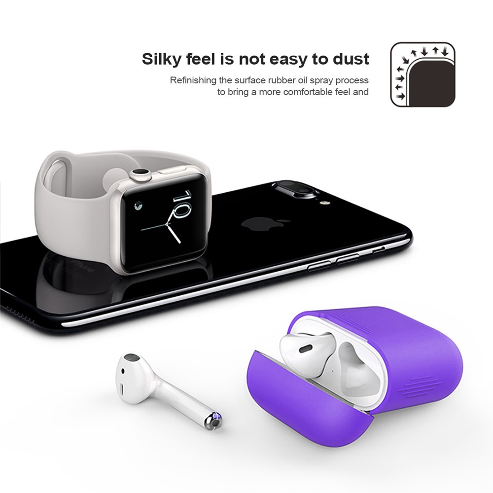 [Ready Stock]soft Case Silikon Kompatibel Untuk Airpods1 2airpods Earphone Ultra Tipis Air Pods Protector