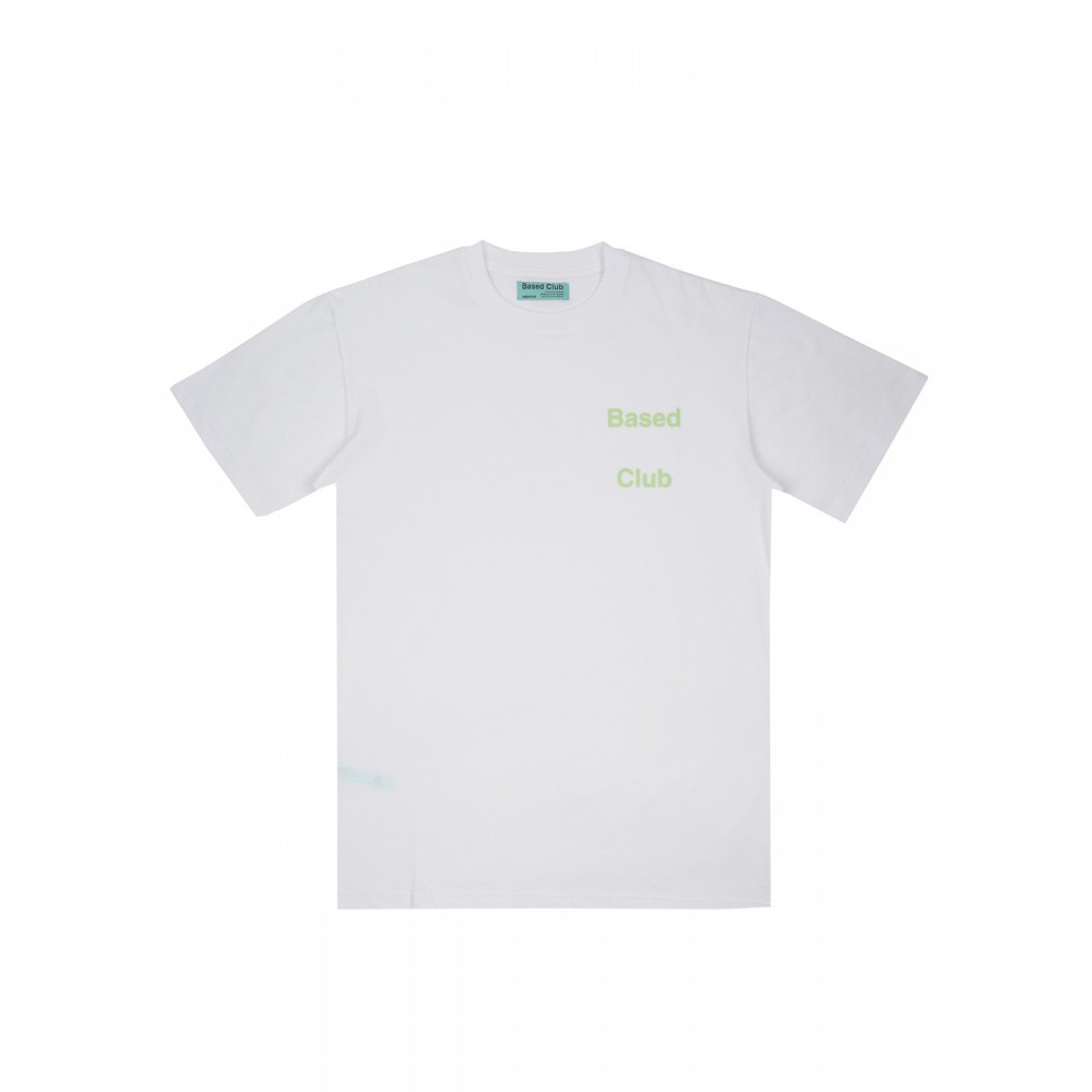 

Based Club Kaos Chest Putih