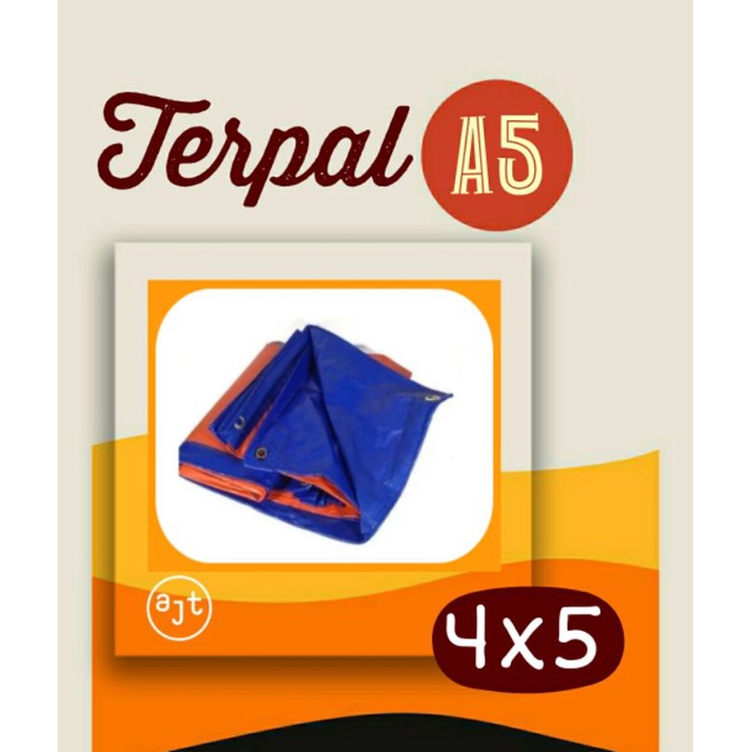 Terpal Plastik A5 Ukuran 4x5