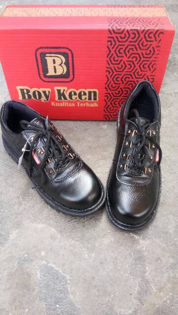 Sepatu sefty boots kulit asli nyaman dipakai solnya udah dijahit