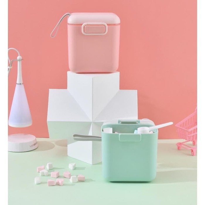 Toples Susu Bubuk Bayi 800ml / Toples Susu Wadah Tempat Menyimpanan Susu Bayi Serbaguna