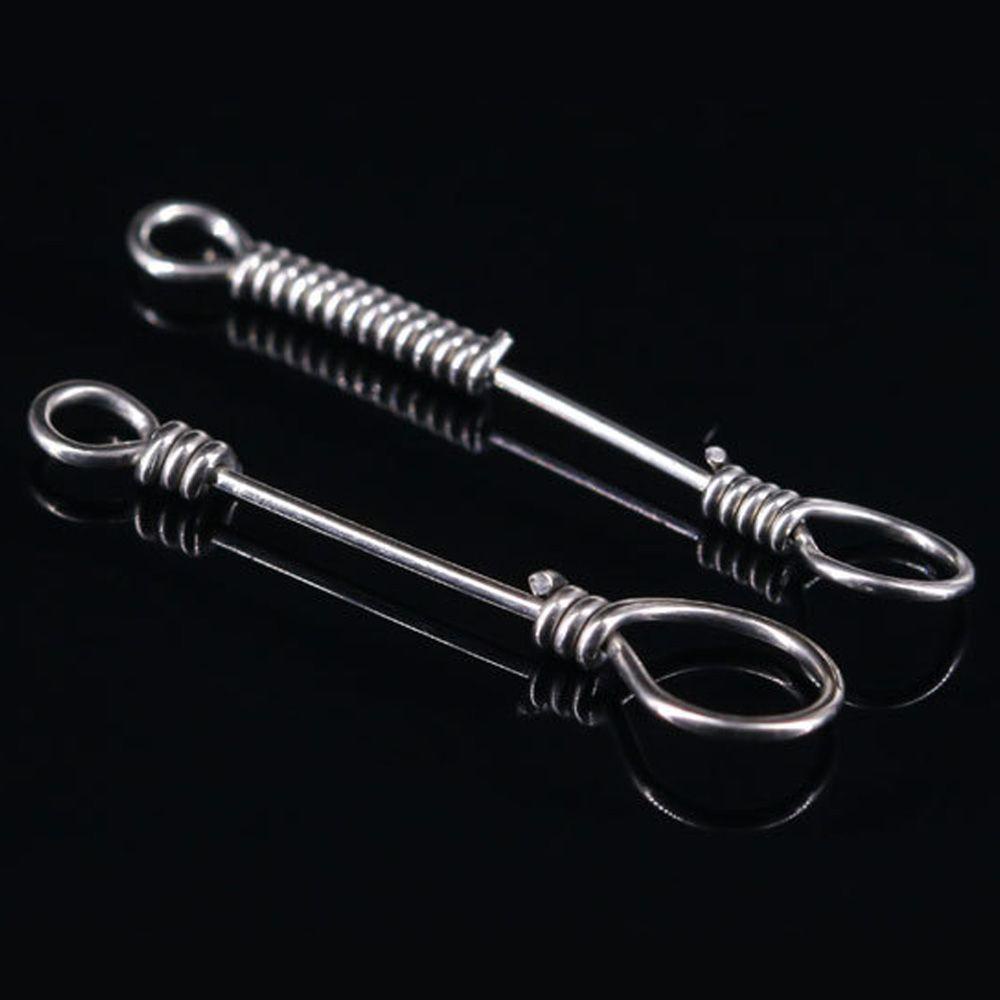 Preva 2Pcs Explosion hook spring tray Gaya Baru Metode Pemimpin Kait Meledak Sambung Umpan Pancing