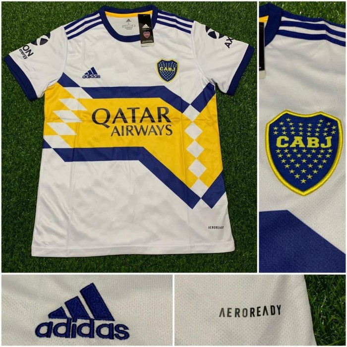 JERSEY SEPAK BOLA BOCA JUNIOR AWAY  2020-2021 GRADE ORIGINAL HIGH QUALITY