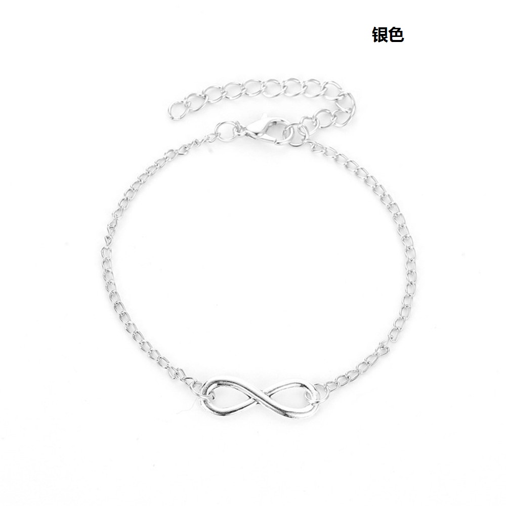 【COD Tangding】Gelang Desain Angka 8 Model Simple Untuk Wanita