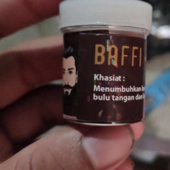 [BISA COD] Baffi Cream Original Obat Minyak Penumbuh Pelebat Dan Penebal Jambang Brewok Kumis Jenggot BPOM