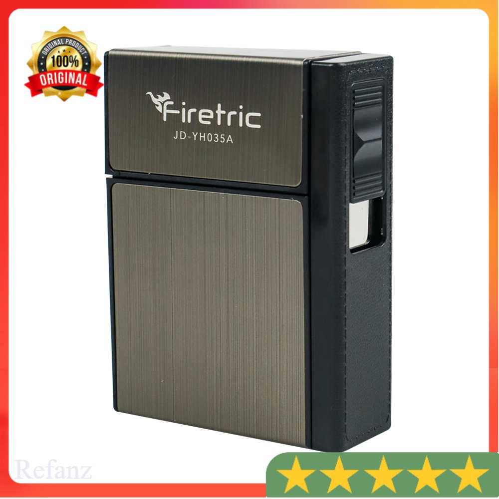 Firetric Focus Kotak Rokok 20 Slot Korek Elektrik Removable - 4LHZ01BK