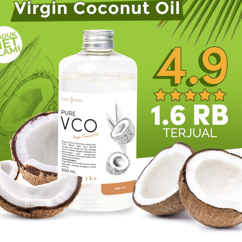 

10.10✔️Virgin Coconut Oil 500 ml daribumi Premium Pure VCO Minyak Kelapa Murni|KD6