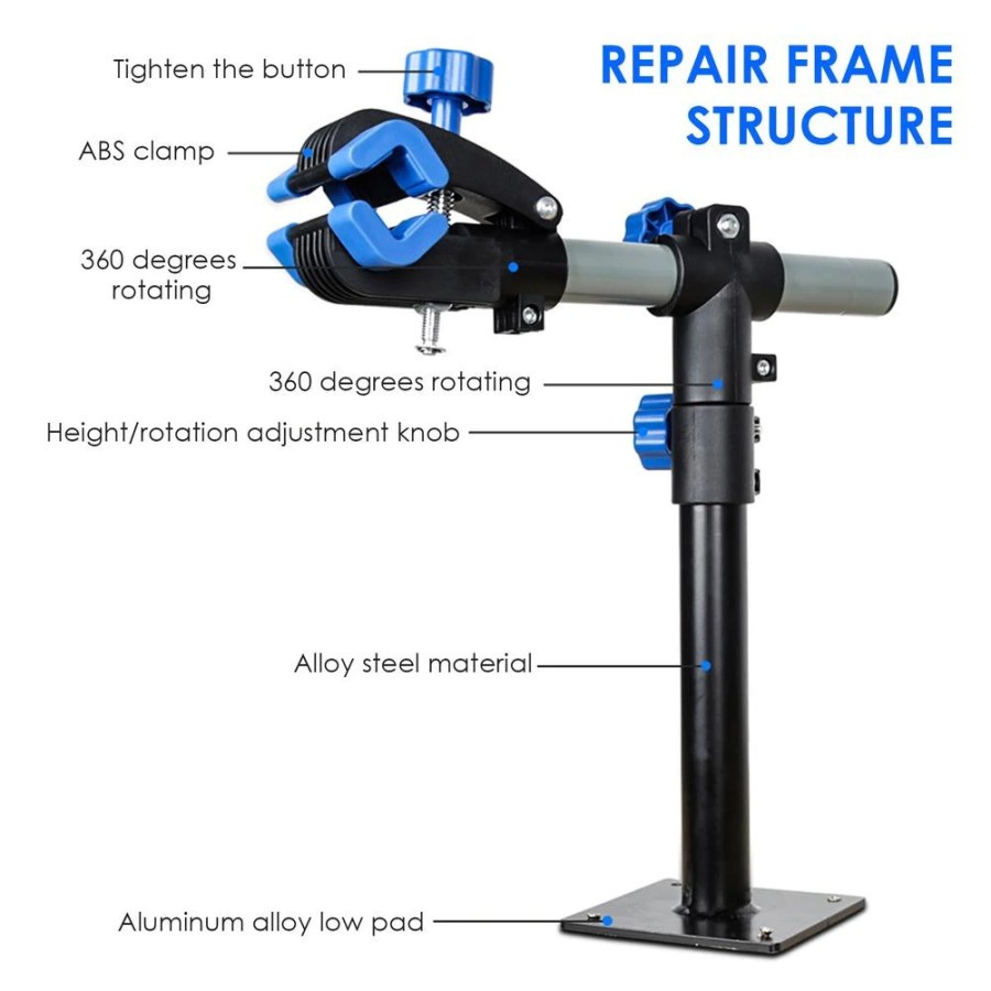 Alat Perbaikan Rangka Sepeda Bicycle Repair Frame Kit Rack - MT45 - Black