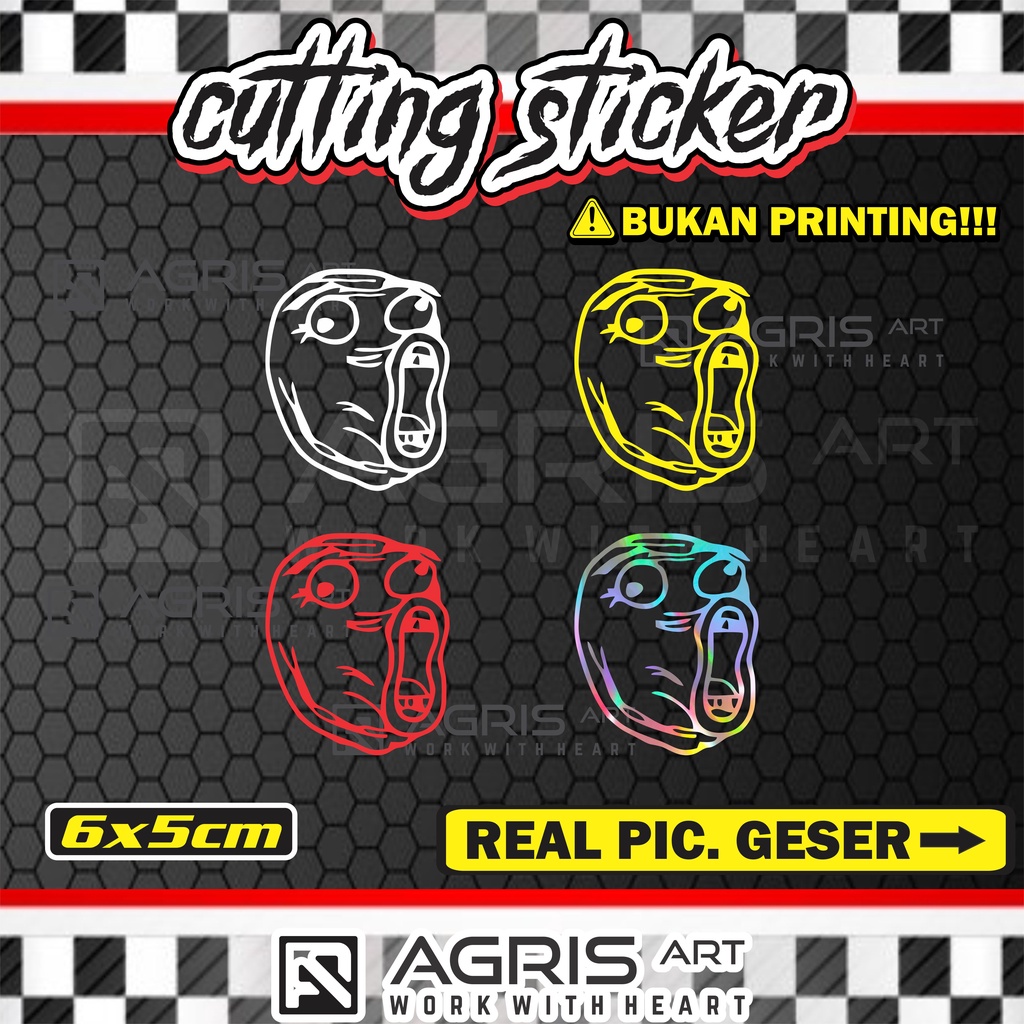 

cutting sticker stiker lol emoticon lucu viral