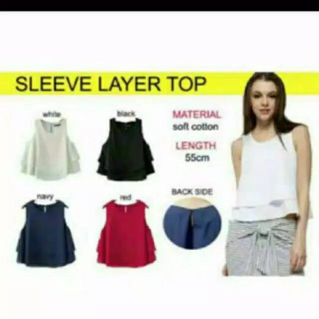 Tanktop double layer wanita tali besar