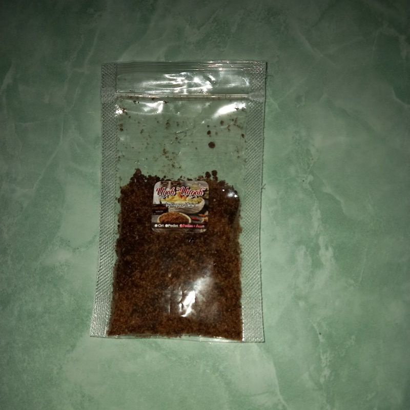 uyah garam acan terasi pedas pencok rujak pedas