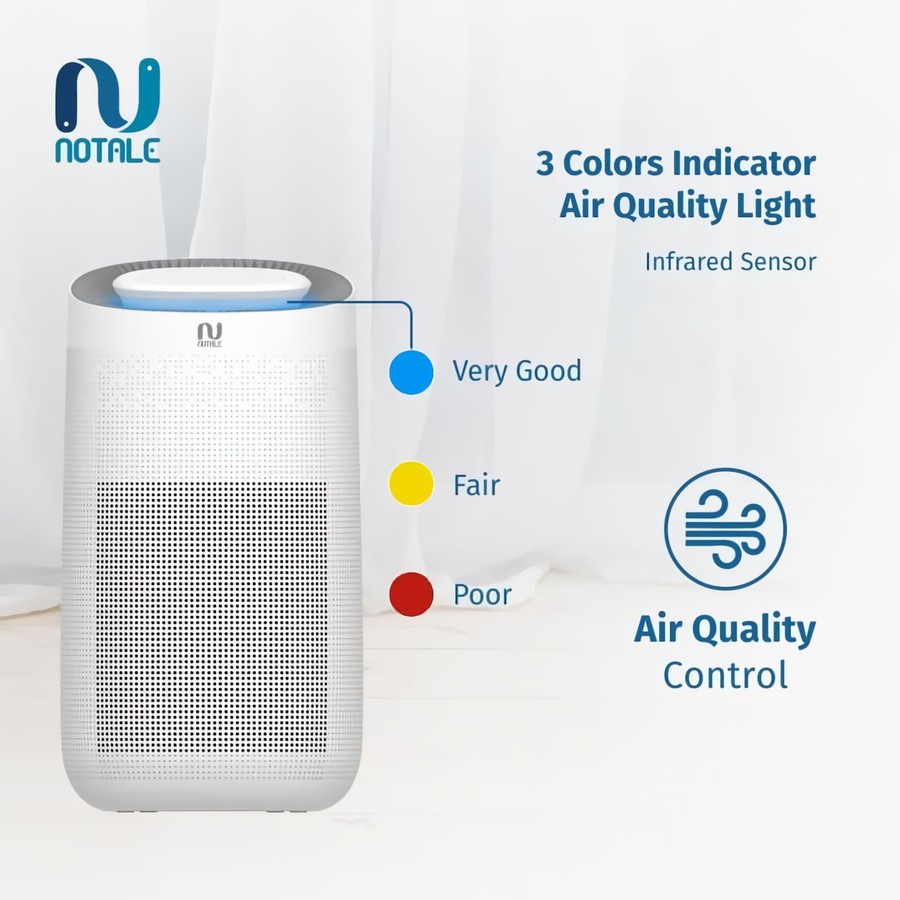 Notale Air Purifier with HEPA UV Sterilizer Up 50m2 NTL-AP1