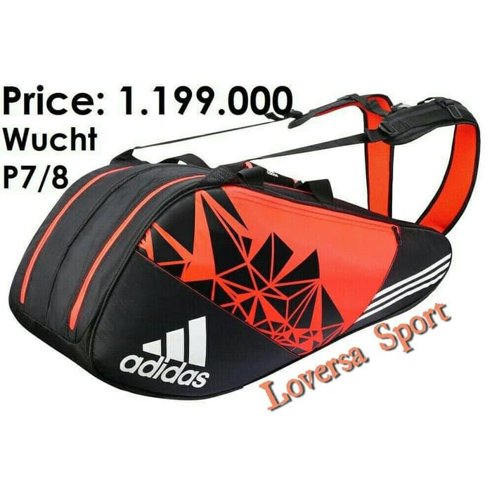 Tas Raket Adidas Badminton / bulutangkis Wuch P7 isi 8 Original Adidas