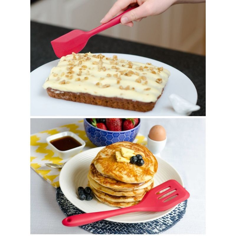 SET ALAT MASAK 5 IN 1 SENDOK DAPUR SPATULA DAPUR SET SENDOK SET ALAT KUE SET ADONAN KUE SET WHISKER ALAT BAKING KUE PERALATAN BAKING KUE SET ALAT MASAK SPATULA SILIKON PENGOCOK TELUR ADONAN SILIKON SCRAPER KUE PLASTIK SILIKON ANTI PANAS