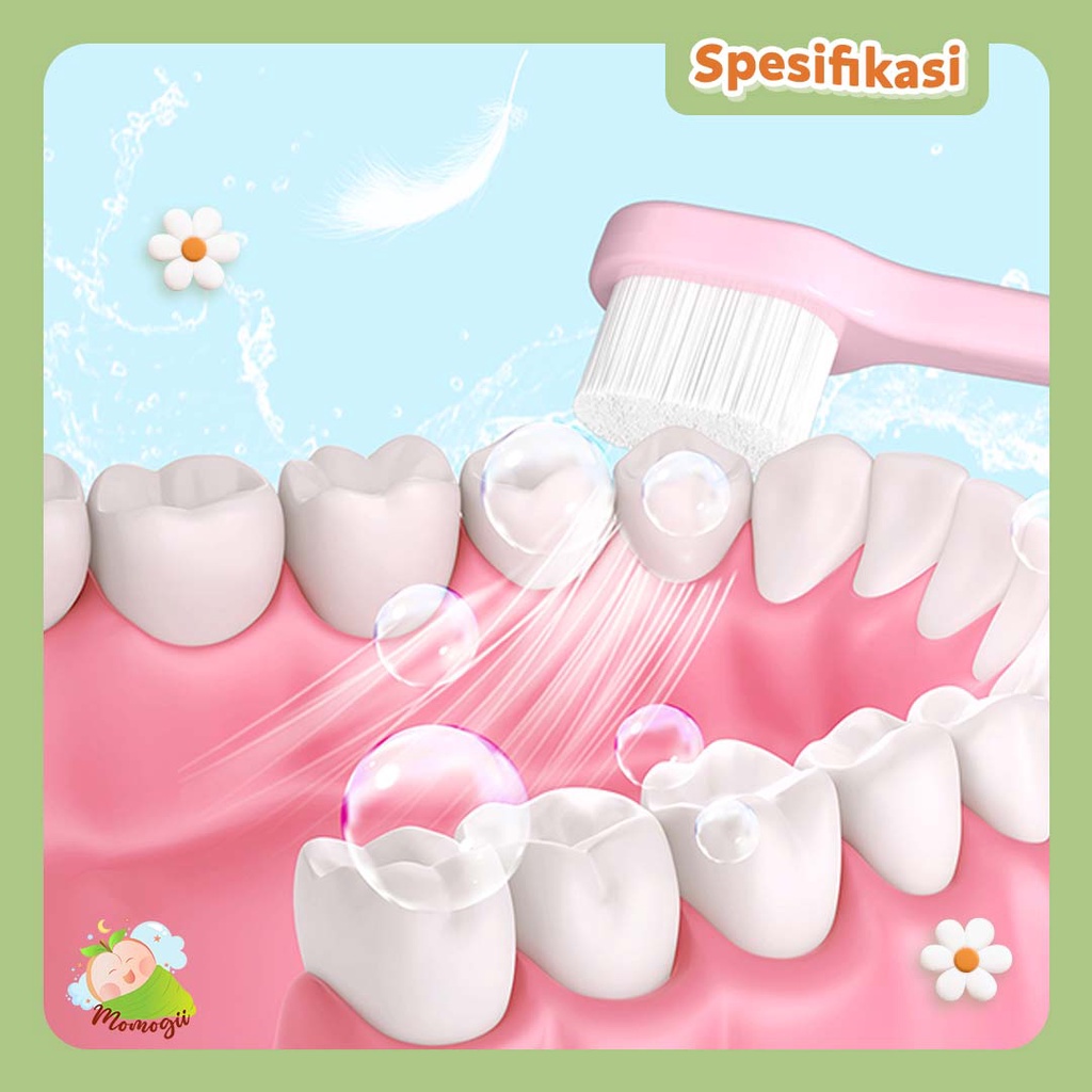 MOMOGII Sikat Gigi Anak Tooth Brush Usia 1-3 Tahun Karakter